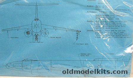 Execuform 1/72 Martin XB-51 Model 234 - (XA-45) plastic model kit